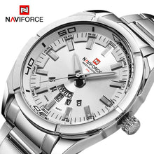 Load image into Gallery viewer, NAVIFORCE 2019 New Top Brand Men Watches Men's Full Steel Waterproof Casual Quartz Date Clock Male Wrist watch relogio masculino