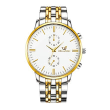 Load image into Gallery viewer, Men's Wrist Watches Mens Watches Top Brand Luxury Orlando Clock Stainless Steel Men's Watch Men erkek kol saati reloj hombre