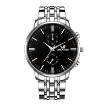 Load image into Gallery viewer, Men's Wrist Watches Mens Watches Top Brand Luxury Orlando Clock Stainless Steel Men's Watch Men erkek kol saati reloj hombre